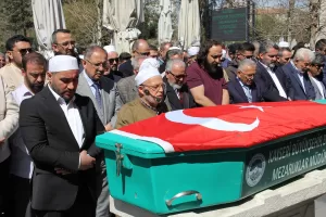 - Cenaze törenine, Çevre, Şehircilik ve İklim Değişikliği Bakanı Mehmet