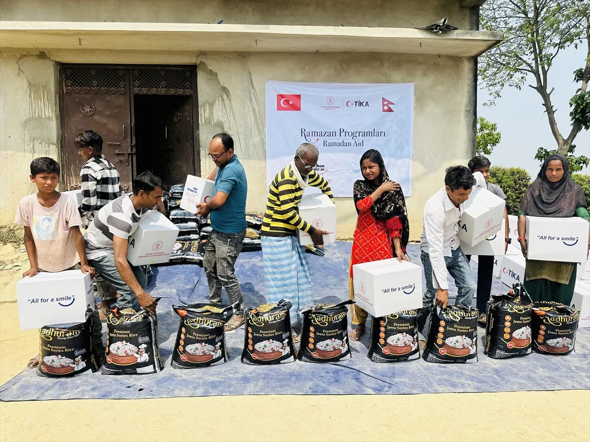TİKA, Nepal’de 500 ihtiyaç sahibi aileye gıda kolisi dağıttı