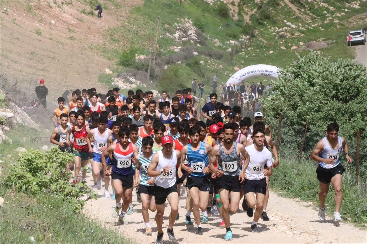 Türkiye Dağ Koşuları Şampiyonası Siirt'te düzenlendi