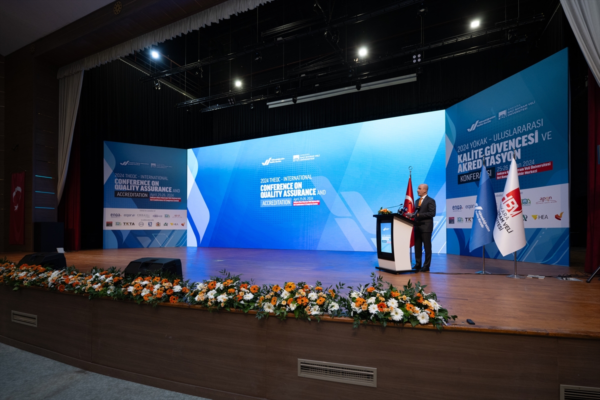 YÖK Başkanı Özvar, 2024 YÖKAK Uluslararası Kalite Güvencesi ve Akreditasyon Konferansı'nda konuştu: