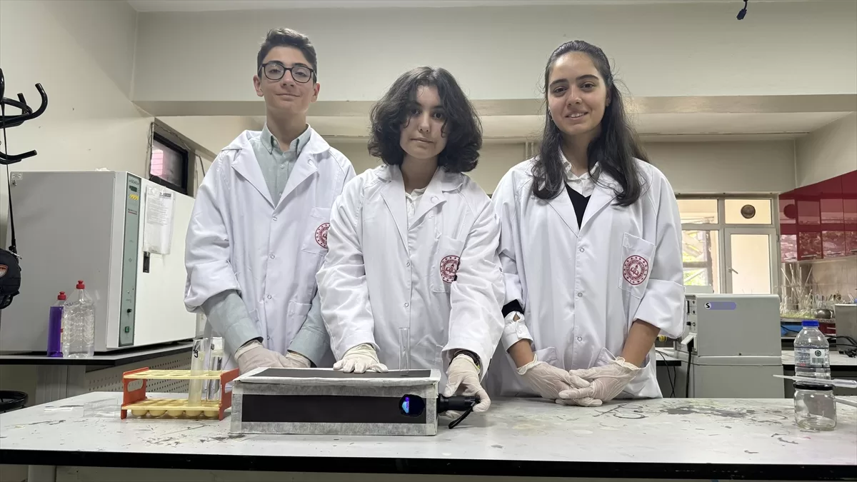 Zonguldak'ta lise öğrencileri balık kılçığından sudaki cıva iyonlarını tespit eden kit geliştirdi