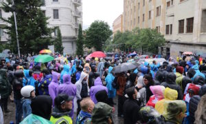 TİFLİS (AA) – Gürcistan’ın başkenti Tiflis’te, hükümetin Parlamentoya sunduğu “yabancı