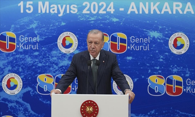 Cumhurbaşkanı Recep Tayyip Erdoğan, TOBB İkiz Kuleler’de düzenlenen TOBB Genel Kurulu’na katıldı