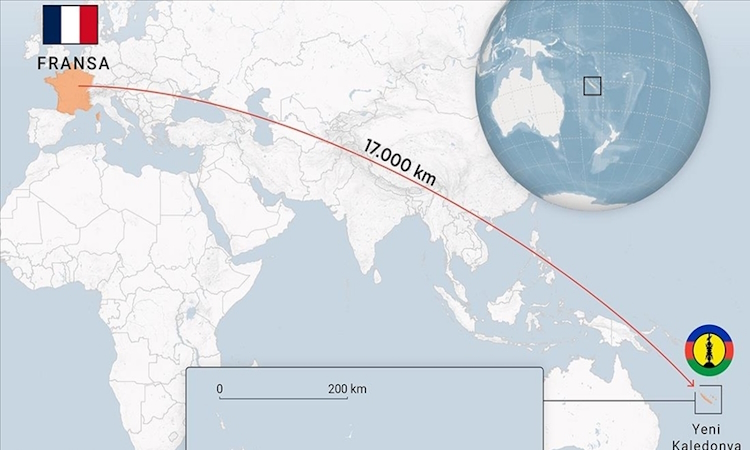 Yeni Kaledonya’daki protestolar nedeniyle mahsur kalan turistler için tahliye uçuşları yapılamıyor