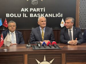 BOLU (AA) – AK Parti Genel Başkan Yardımcısı Yusuf Ziya