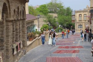 BAKÜ (AA) – Azerbaycan'ın başkenti Bakü'de, Ulusal Halı Festivali düzenlendi.