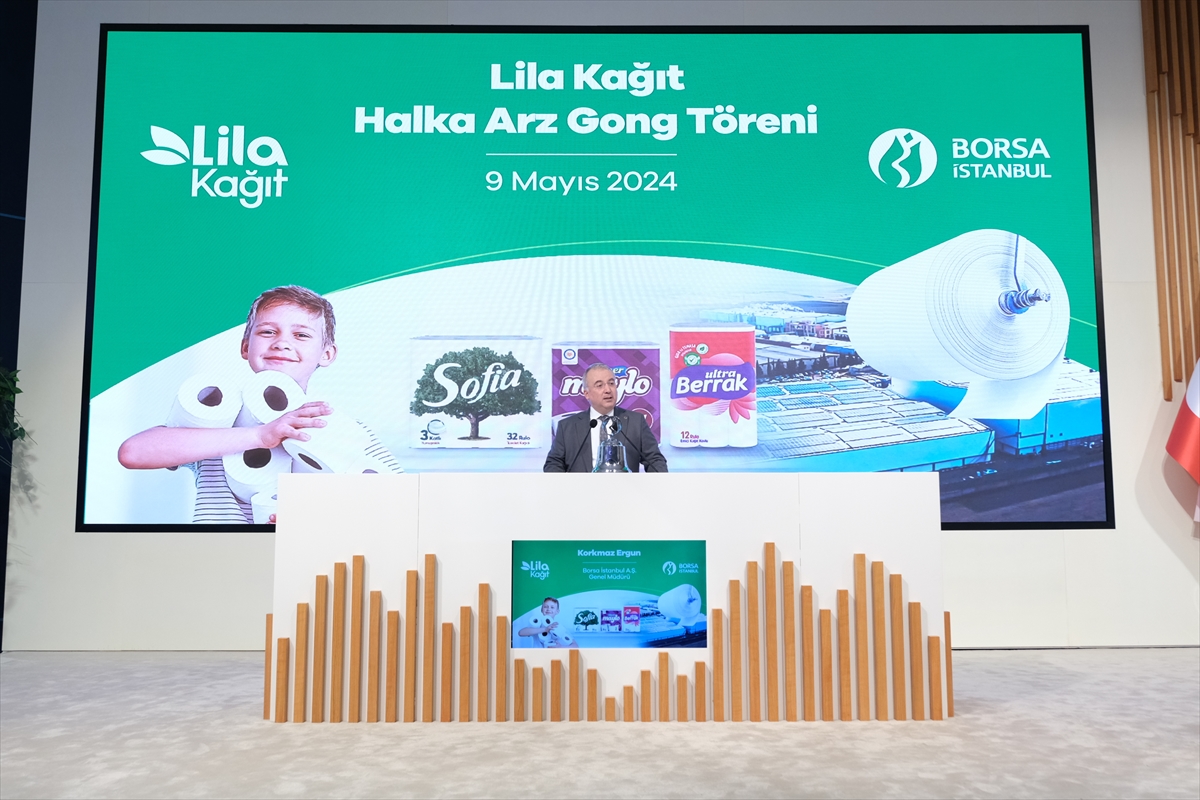 Borsa İstanbul'da gong Lila Kağıt için çaldı