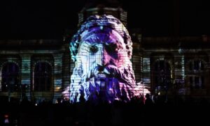 SOFYA (AA) – Bulgaristan'ın başkenti Sofya'da LUNAR Işık Festivali'nin üçüncüsü