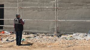 BURSA (AA) – Bursa'nın Nilüfer ilçesinde çalıştığı 5 katlı inşaatın