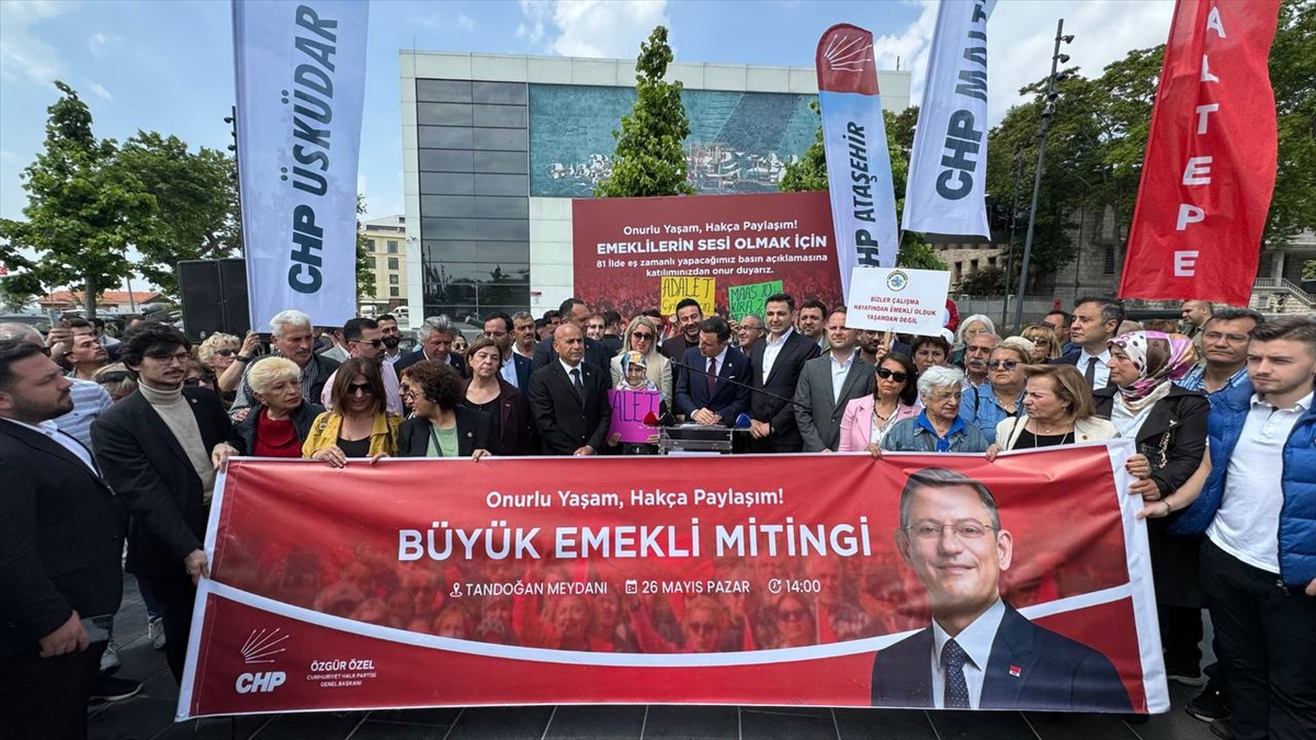 CHP İstanbul İl Başkanı Çelik'ten, “Büyük Emekli Mitingi” açıklaması: