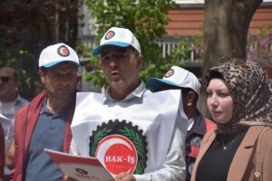 TRABZON (AA) – HAK-İŞ, Trabzon, Artvin, Bayburt, Rize, Gümüşhane ve