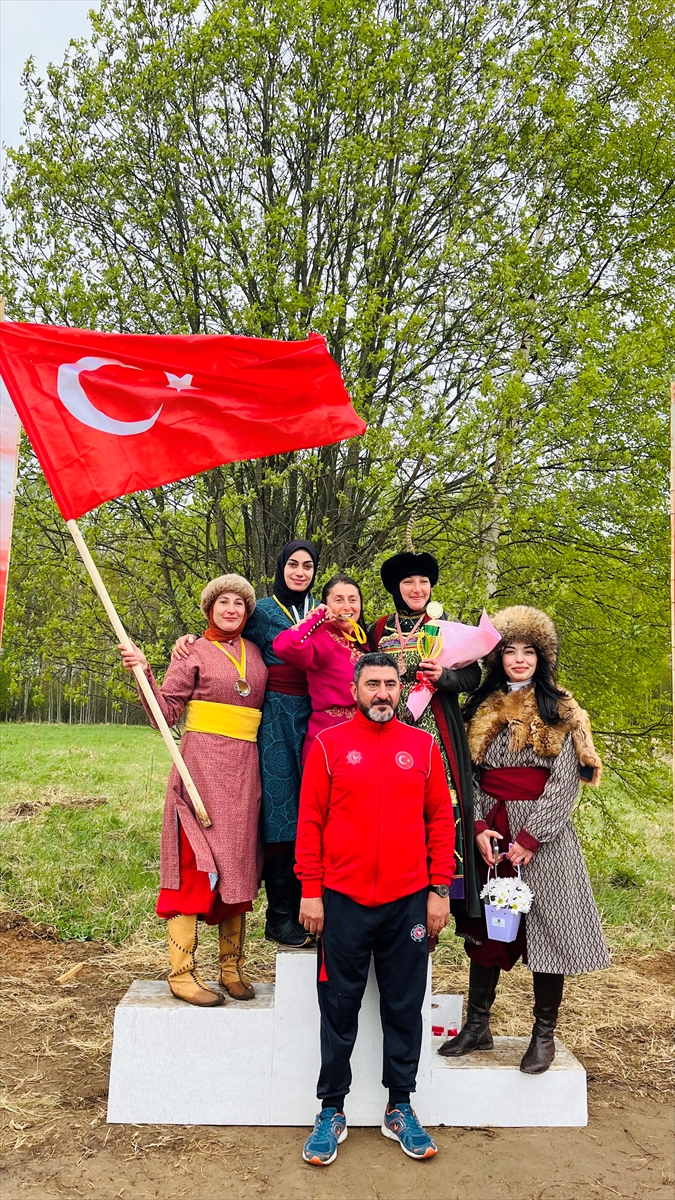 Kadın Atlı Okçuluk Milli Takımı, Rusya'da 7 madalya kazandı