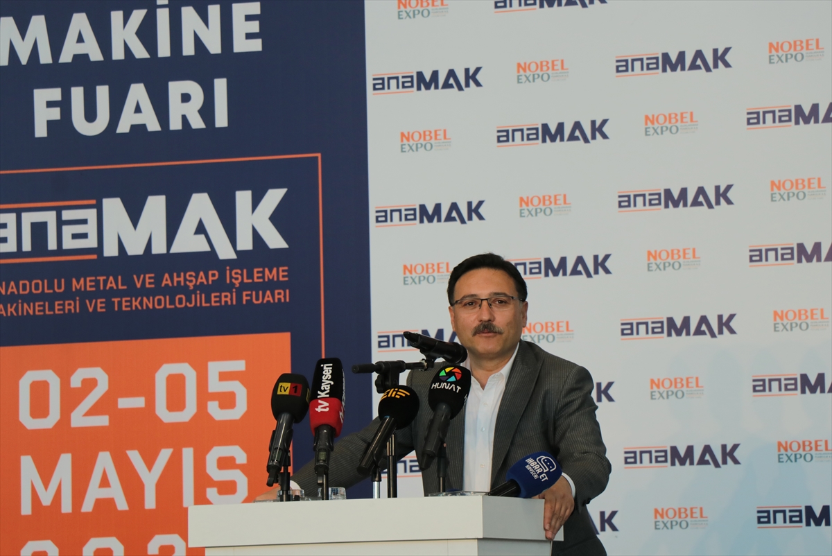 Kayseri'de Anadolu Ahşap ve Metal İşleme Makineleri ve Teknolojileri Fuarı açıldı