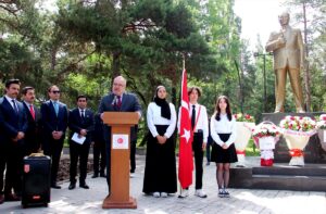 BİŞKEK (AA) – Kırgızistan'ın başkenti Bişkek'te 19 Mayıs Atatürk'ü Anma