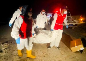 TRABLUS (AA) – Libya Kızılayı, ülkenin batısındaki Sabrata kenti açıklarında