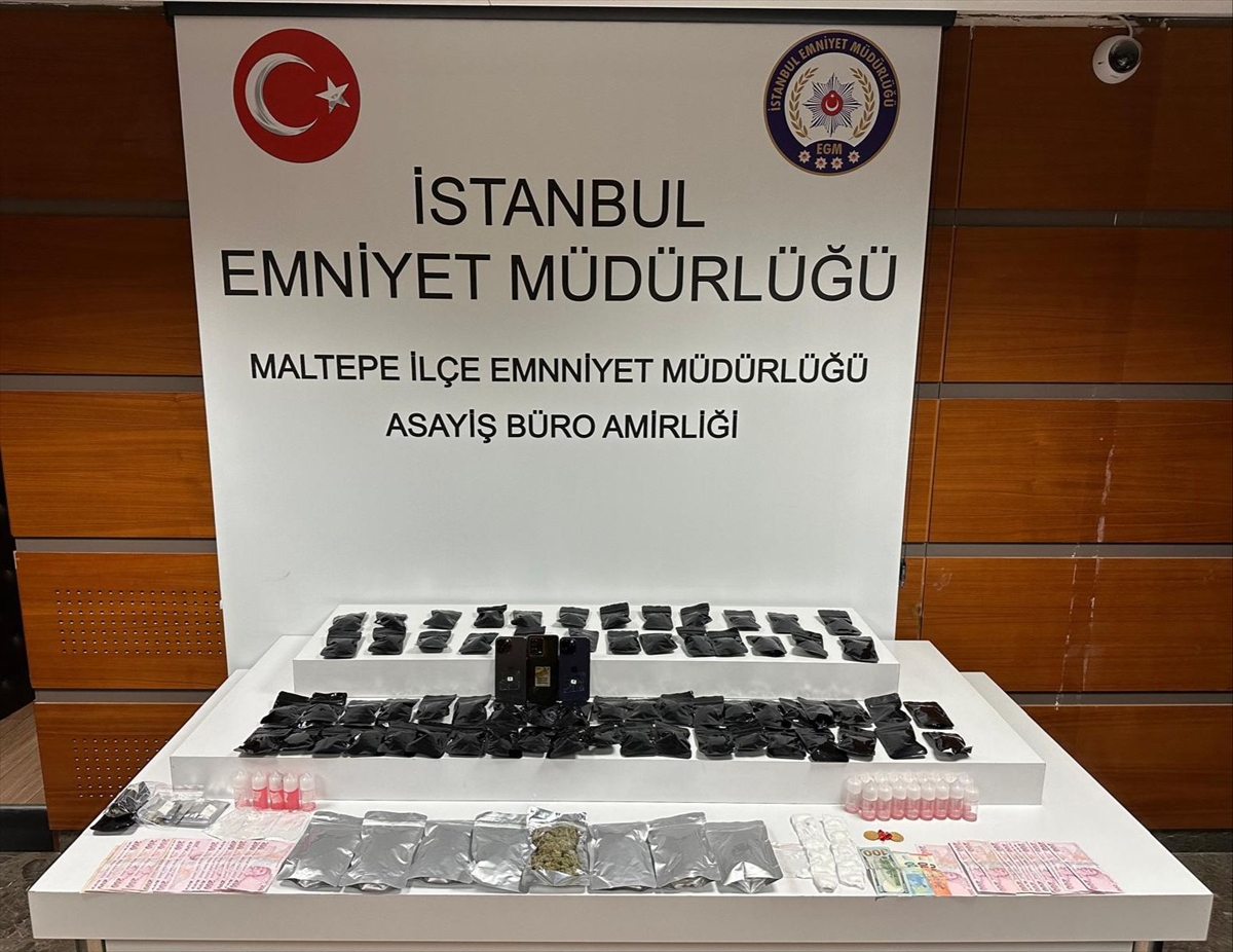 Maltepe'de uyuşturucu operasyonunda 2 zanlı yakalandı