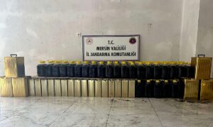 MERSİN (AA) – Mersin'de 6 bin 200 litre sahte zeytinyağı