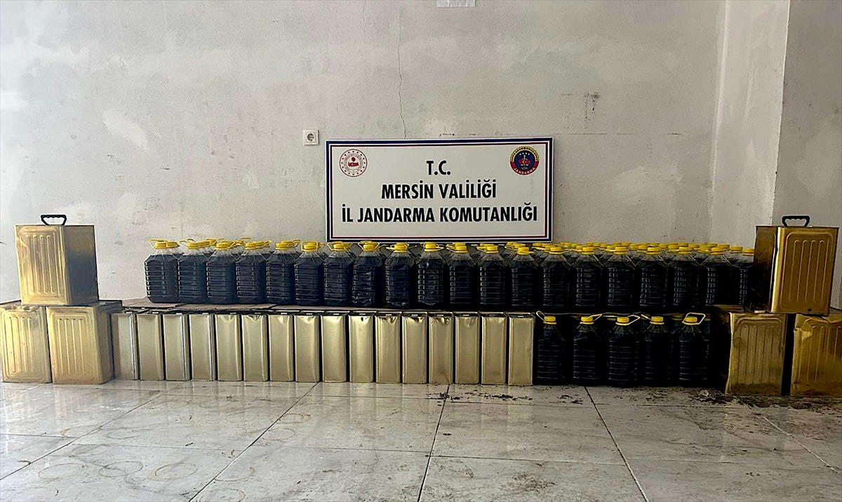 Mersin'de 6 bin 200 litre sahte zeytinyağı ele geçirildi