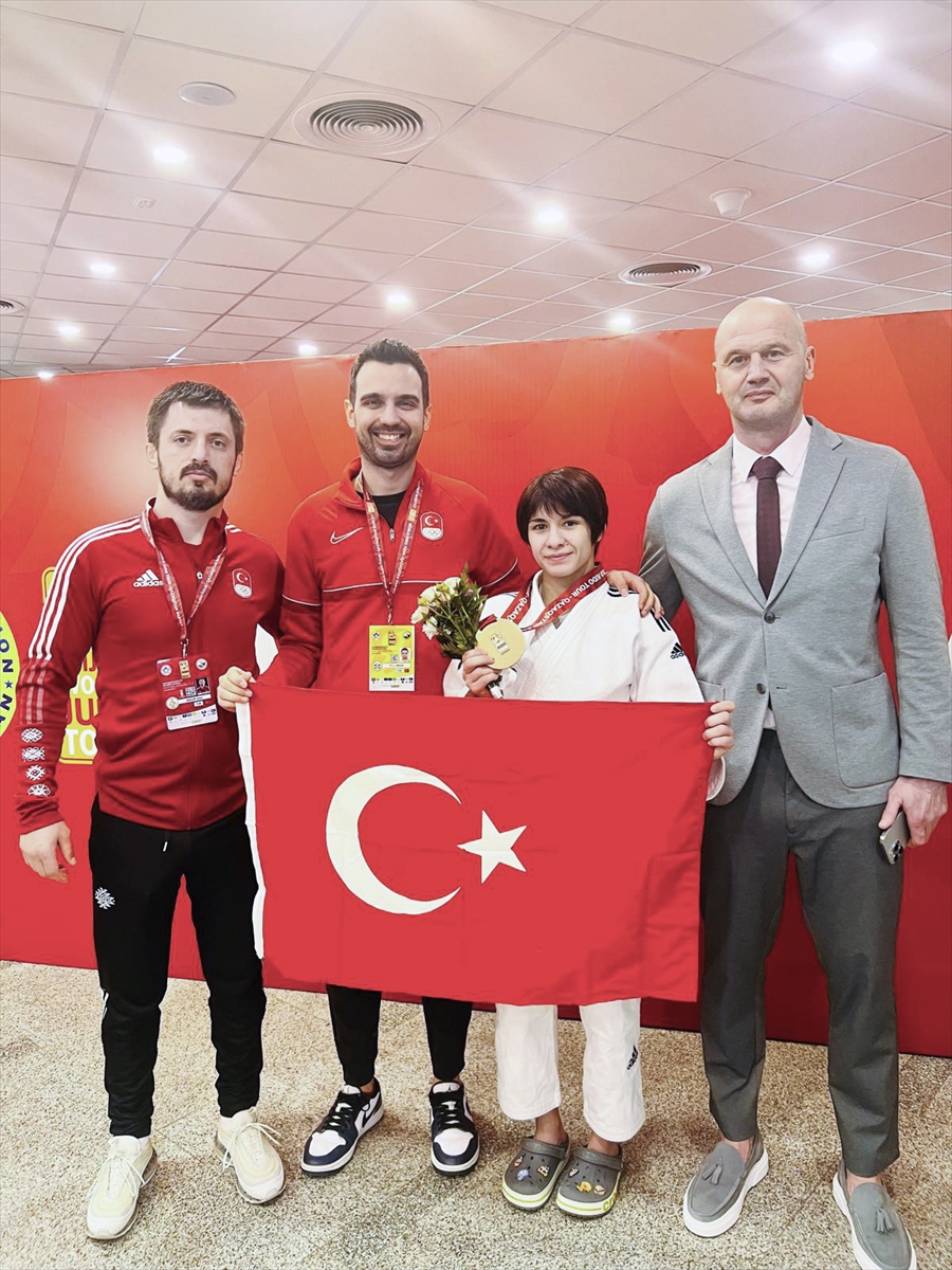 Milli judocu Tuğçe Beder, Kazakistan Grand Slam'da bronz madalya kazandı