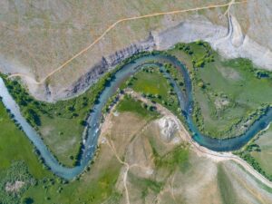 - Munzur Çayı'nın menderesler oluşturarak geçtiği milli park, Anadolu Ajansı