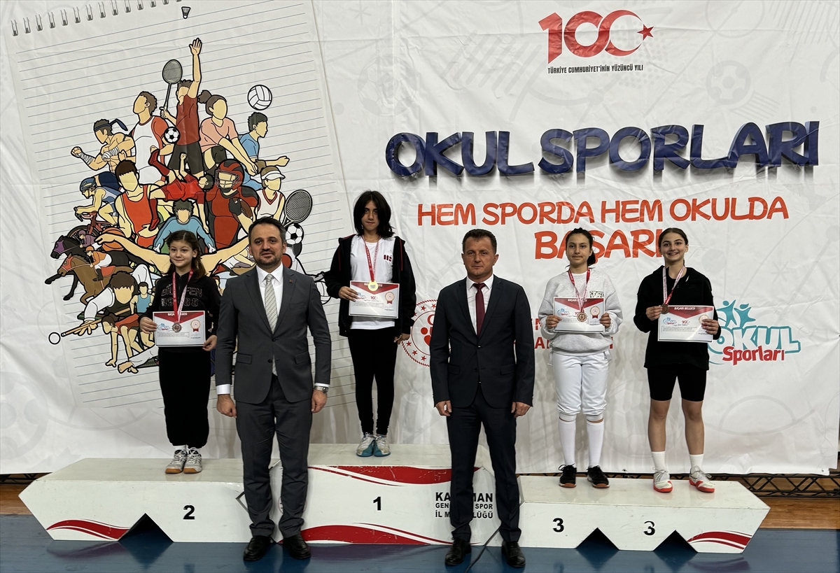 Okul Sporları Eskrim Türkiye Birinciliği, Karaman'da başladı