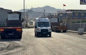 OSMANİYE (AA) – Osmaniye'de, bir demir çelik üretim tesisinde kireç