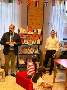 - Türkiye'nin Roma Büyükelçiliği Kültür ve Tanıtma Müşavirliğince bağışlanan kitaplar