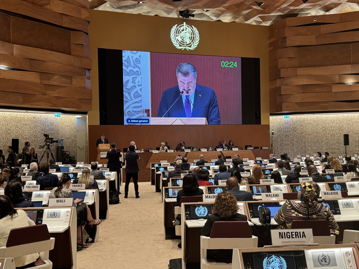 Sağlık Bakanı Koca, 77. Dünya Sağlık Asamblesi'nde konuştu: