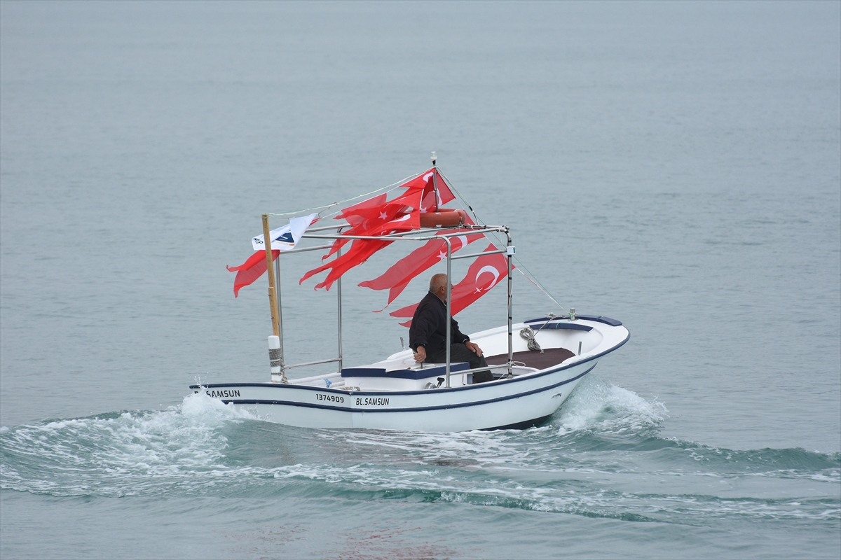 Samsun'da Uluslararası Açık Su Yüzme Yarışı başladı