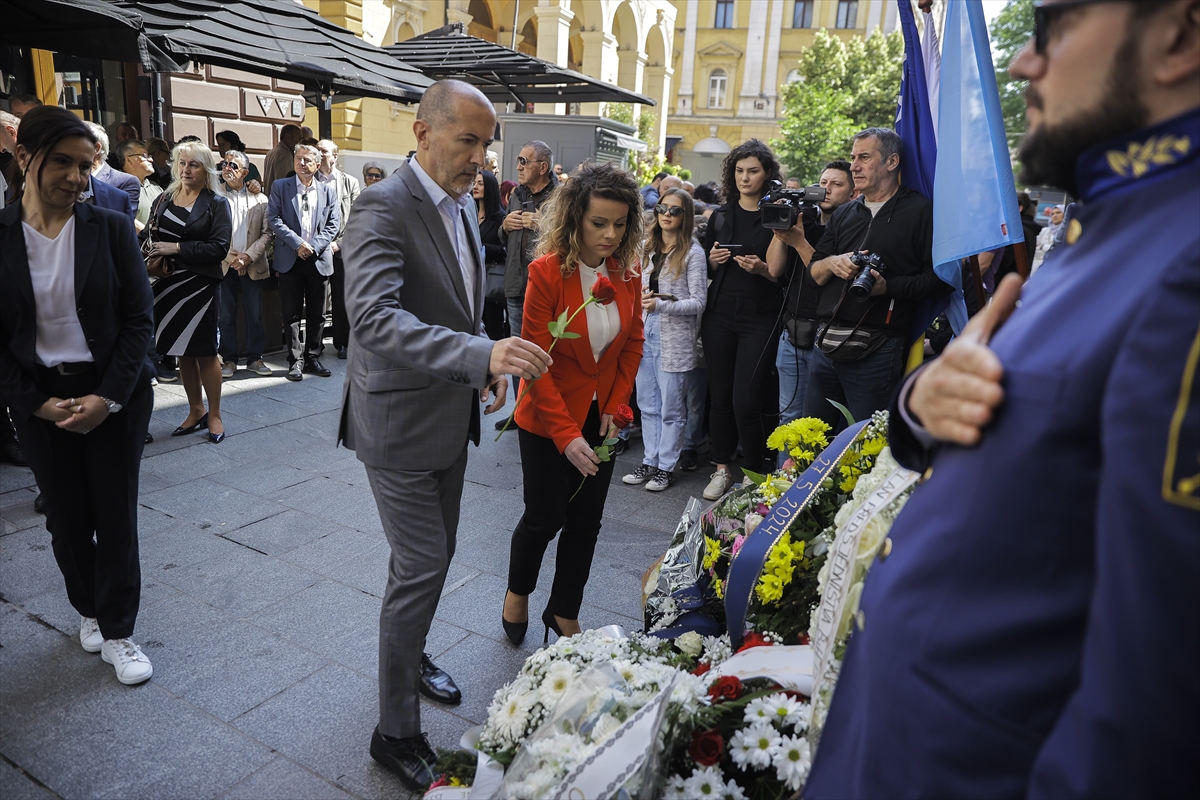 Saraybosna'daki “Ferhadiye Katliamı”nda öldürülen 26 sivil törenle anıldı