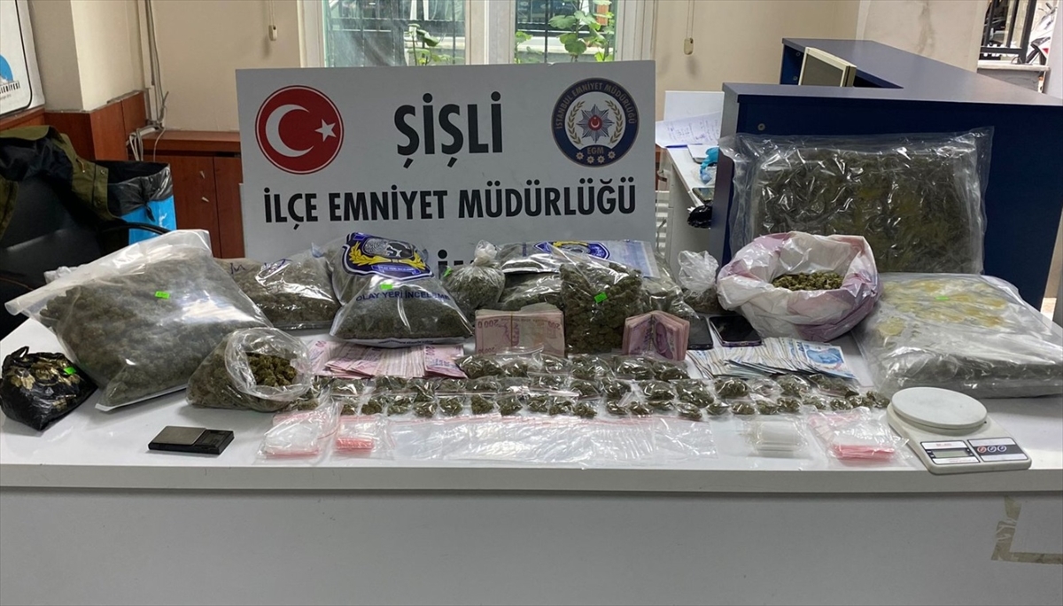 Şişli'de uyuşturucu operasyonunda 1 kişi tutuklandı