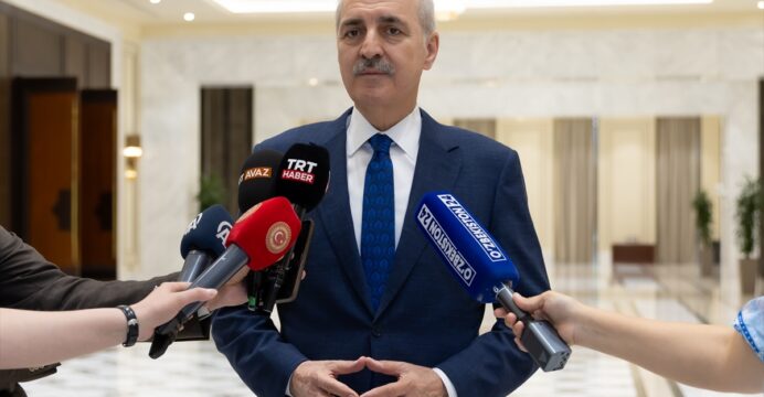 TBMM Başkanı Kurtulmuş, Taşkent’te Özbek ve Türk medyasının sorularını yanıtladı