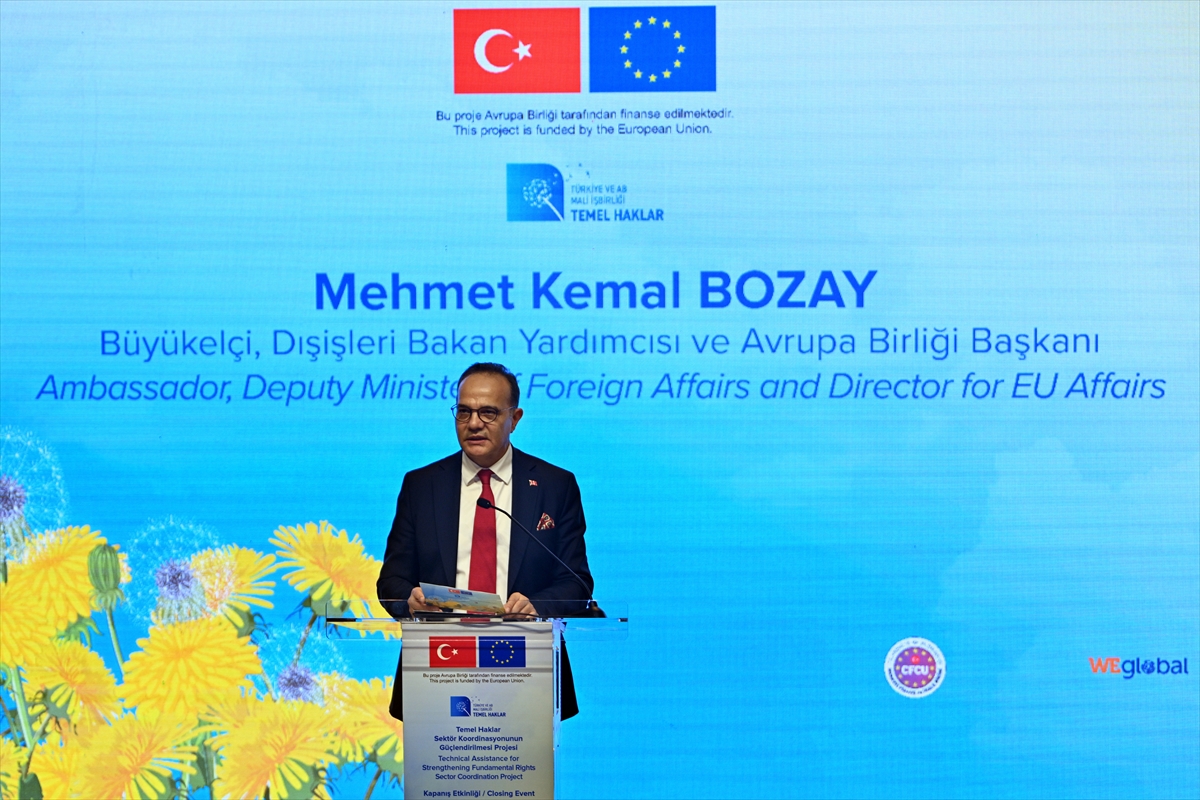 “Temel Haklar Sektör Koordinasyonunun Güçlendirilmesi” projesinin kapanışı Ankara'da yapıldı