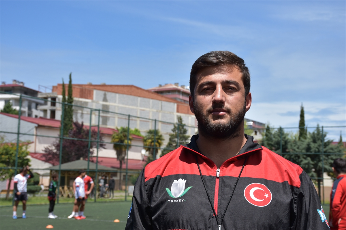 Trabzon'da lise öğrencilerinden oluşan ragbi takımının hedefi Türkiye şampiyonluğu