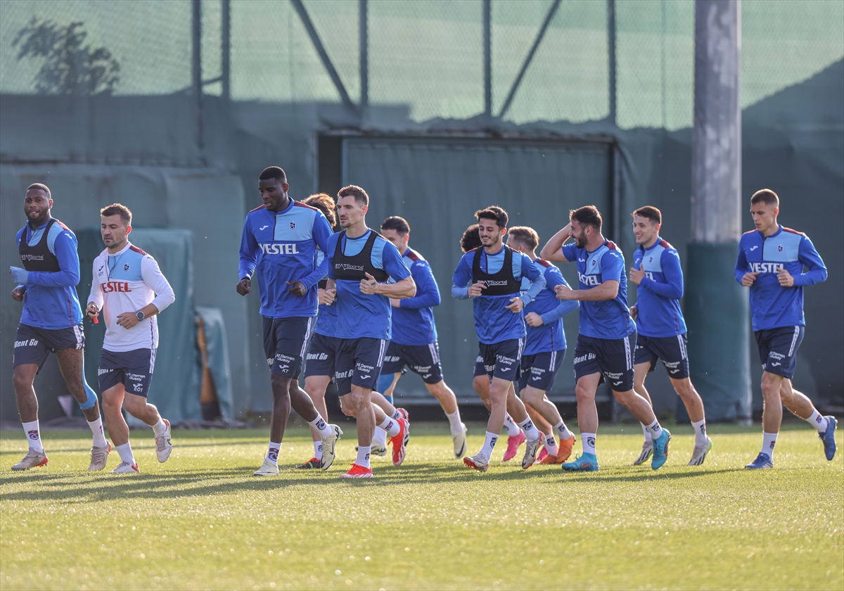 Trabzonspor, Beşiktaş ile yapacağı maçın hazırlıklarına devam etti