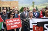 Tunceli'de üniversite öğrencileri Filistin'e destek yürüyüşü düzenledi