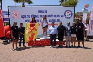 MUĞLA (AA) – Muğla'nın Marmaris ilçesinde düzenlenen Türkiye Açık Su