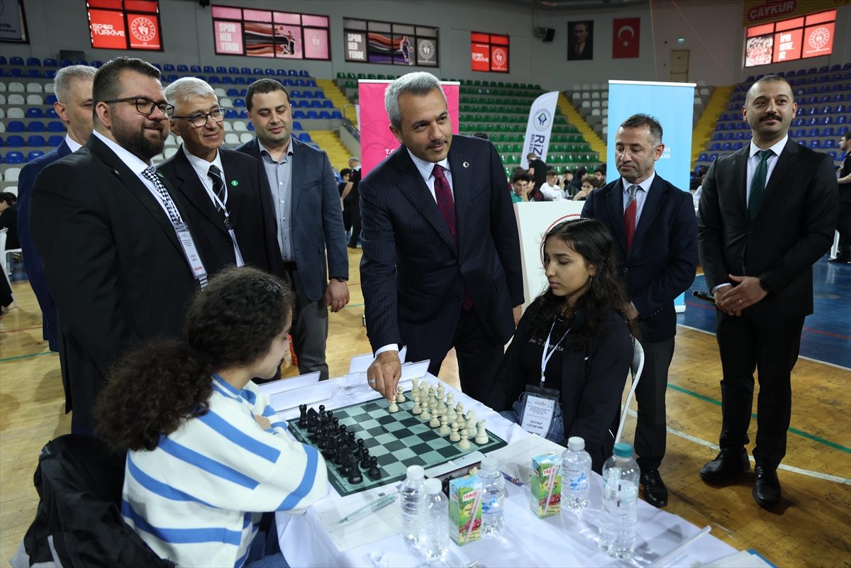 Türkiye Okul Sporları Satranç Şampiyonası, Rize'de başladı