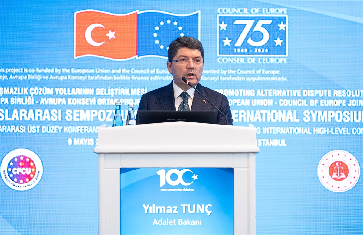 Adalet Bakanı Tunç “Uzlaştırma Uluslararası Sempozyumu”nda konuştu