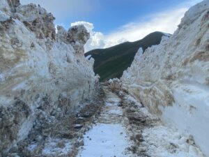 HAKKARİ (AA) – Hakkari'nin Yüksekova ilçesinde karla mücadele ekipleri, üs