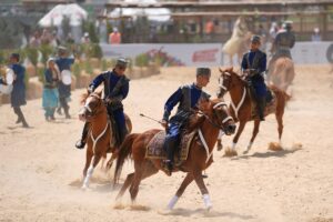 İSTANBUL (AA) – 6. Etnospor Kültür Festivali'nde Azerbaycan-Karabağ Atlı Dans
