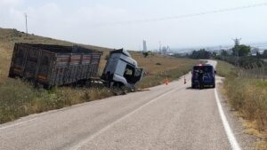 ADANA (AA) – Adana'nın Ceyhan ilçesinde, tırla kamyonetin çarpışması sonucu