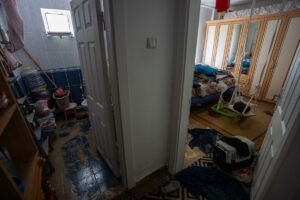 ANKARA (AA) – Ankara'da dün etkili olan sağanakta evlerine su