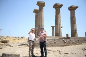 ÇANAKKALE (AA) – Çanakkale'nin Ayvacık ilçesi Behram köyünde çıkan ve