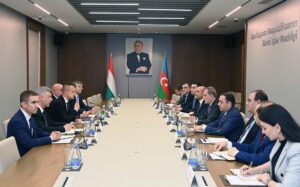 BAKÜ (AA) – Azerbaycan'ın başkenti Bakü'de, Azerbaycan Dışişleri Bakanı Ceyhun