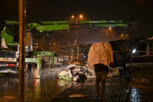 ANKARA (AA) – Başkentte akşam saatlerinde etkili olan gök gürültülü