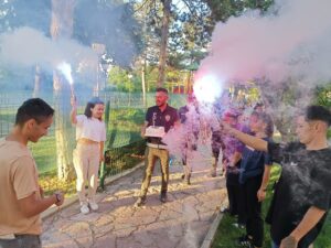 KASTAMONU (AA) – Kastamonu'nun Taşköprü ilçesinde polis ekipleri, kas hastası