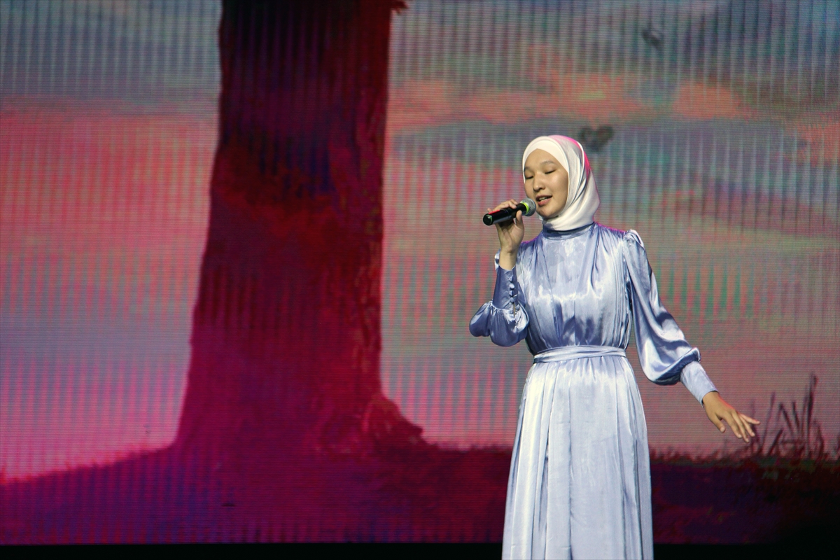 Kırgızistan'da Türkçe Şarkı Yarışması düzenlendi