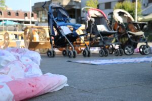 KALKANDELEN (AA) – Kuzey Makedonya'nın kuzeybatısındaki Kalkandelen şehrinde "Kalkandelen'den Gazze'ye