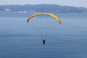TEKİRDAĞ (AA) – Mavi ve yeşilin buluştuğu Uçmakdere, Kurban Bayramı'nda